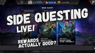 Live Side Quest Using Fun Champs + Chatting with Subs  Marvel Contest of Champions