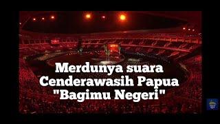 Bagimu Negeri  PON XX Papua 2021  Penurunan bendera PON  Jayapura 15-10-2021