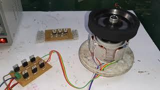 V-88Home made 3phase bldc motor controller with sensor Full bridge.