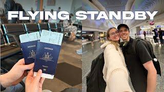 Our CHAOTIC Experience Flying Standby From  Australia To America 