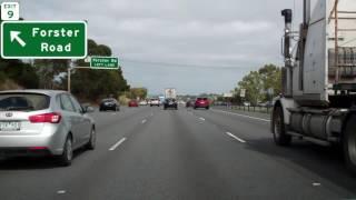 Monash Freeway Inbound Melbourne Australia