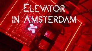 Futuristic Elevator  Ride in Amsterdam