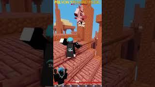 Tanqr Destroys Foltyn With Milyon Music..roblox bedwars#shorts