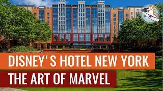 Disneys Hotel New York - The Art of Marvel  Disneyland Paris Hotel Tour  EN Subtitles