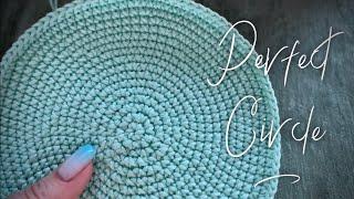 РАСКРЫВАЮ СЕКРЕТ ИДЕАЛЬНОЕ ВЯЗАНИЕ ПО КРУГУ КРЮЧКОМ  HOW TO CROCHET IDEAL CIRCLE