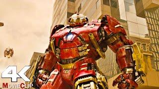Hulk Vs HulkBuster - Fight Scene In Hindi - Avengers Age Of Ultron Movie CLIP 4K HD