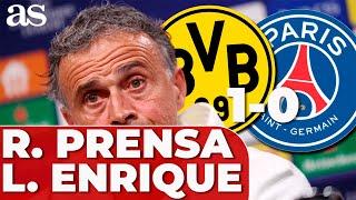 LUIS ENRIQUE rueda de prensa completa  BORUSSIA DORTMUND 1 - PSG 0