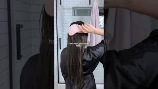 hair wash night asmr ‍️ #haircareroutine #hairwashday #hairwash #aesthetic #thatgirl