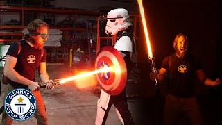 Worlds First Lightsaber - Guinness World Records