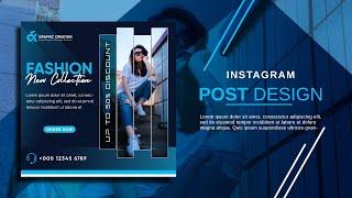 Creative Social Media Post Design  Adobe Photoshop Tutorial