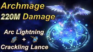 3.24 The New Archmage Arc is Insane 220M Damage - Path of Exile Best Build