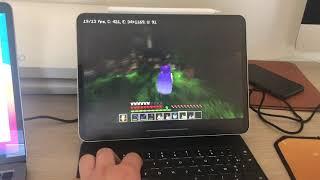 Minecraft java edition with shaders on ipad pro