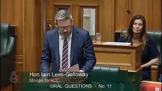 Question 11 - Hon Tim Macindoe to the Minister for ACC