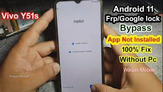 All Vivo Android 11 Frp Unlock  Vivo Y51s v2031 Android 11 Google Account Bypass by Waqas Mobile