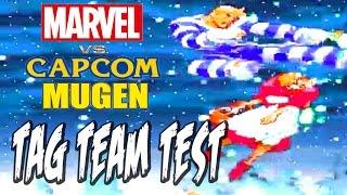 Marvel vs  Capcom Mugen Session Tag Team Test add004basic