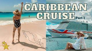 CARIBBEAN CRUISE 2023 ANTIGUA ST KITTS SEA DAY & ARVIA SHIP TOUR. P&O CRUISES TRAVEL VLOG PT.1 AD