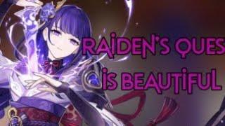 Raidens Quest is beautiful Genshim impact