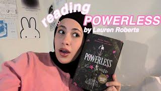 reading booktok hyped books POWERLESS *i scream a lot* book buzz ep. 1