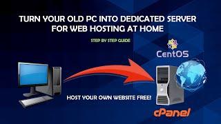 How to Build Web Hosting Server from Scratch at home  - Host your website for free