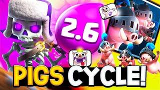 BEST ROYAL HOGS CYCLE DECK - Clash Royale