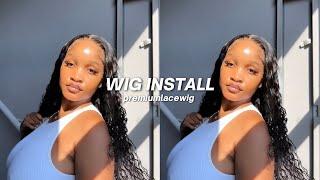 BRAZILIAN LOOSE WAVE LACE FRONT INSTALL  Premiumlacewig