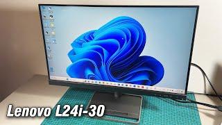 Lenovo L24i 30 FHD Ultra Slim Monitor Unboxing