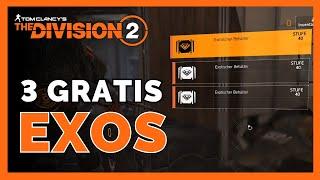 3 EXOS GRATIS The Division 2  The Division 2 Deutsch