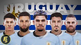 Uruguay Facepack Copa America 2024 - PES 2021 & FL24