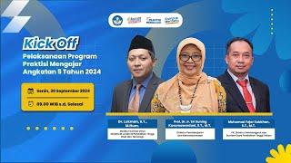 Kick Off Pelaksanaan Program Praktisi Mengajar Angkatan 5 Tahun 2024