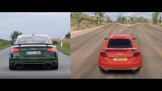 Forza Horizon 5 vs Real Life Engine Sound Audi TT RS