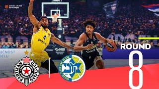 Partizan bounces back to defeat Maccabi  Round 8 Highlights  Turkish Airlines EuroLeague