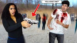 She ACCIDENTALLY SHOT Me At The Shooting Range