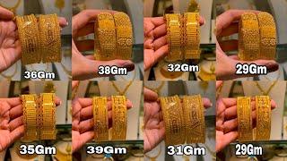 Gold Bangles Designs With Weight And Price  22k Gold Bangle  Jewellery Design 2022 new design