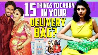 15 Things To Carry in Your Delivery Bag  ft. Harija  Harija vlogs
