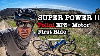 E-P3+ Polini Electric Gravel First Ride - Strade Bianche