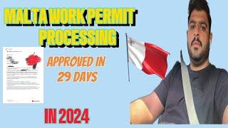 Malta work permit process Time In 2024  Malta Work Visa New Update  #malta_visa #malta_vfs_update