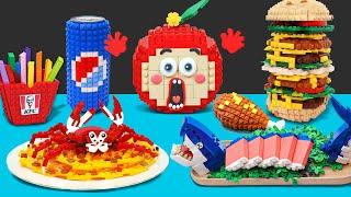 LEGO FOOD  2 HOURS  Best of Lego Food Compilation IRL - Lego Friends Challenge & ASMR