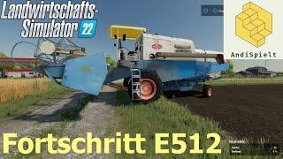 LS22  FS22 Modvorstellung Oldtimer-Mähdrescher Fortschritt E512