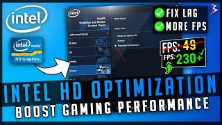 Intel HD Graphics Best Settings For Low End PC