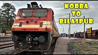 KORBA to BILASPUR  Train Journey Onboard WAINGANGA Express