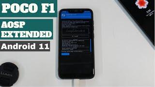 POCO F1  AOSP Extended 8.0  Android 11  Smooth With New Features  Android 11 Stable Rom