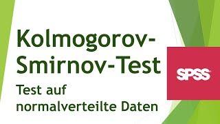 Kolmogorov-Smirnov-Test in SPSS - Test auf Normalverteilung der Daten-Daten analysieren in SPSS 32