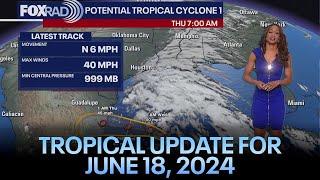 Tropical update Tropical Storm Warnings issued latest on Potential Tropical Cyclone #1