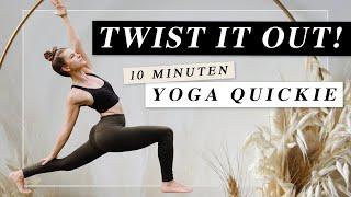 10 Minuten Yoga Quickie  Dein Energiekick mit Soforteffekt  Drehungen & Körpermitte