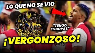 VERGONZOSO RONALD ARAUJO PROVOCÓ A LOS HINCHAS COLOMBIANOS