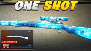 new *ONE SHOT* KAR98 in WARZONE 3  Best KAR98K Class Setup - MW3