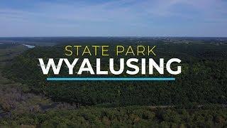 Wyalusing State Park  4K Drone & Time Lapse