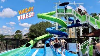 WATER SLIDES AT WINDSOR HILLS WATER PARK *FLORIDA VACATION RENTALS* {FAMILY VLOG}