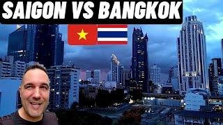 Traveling or thinking of living in Vietnam or Thailand? I compare Saigon & Bangkok two great cities