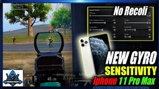 NEW GYRO SENSITIVITY FOR IPHONE 11 Pro Max  PUBG Mobile